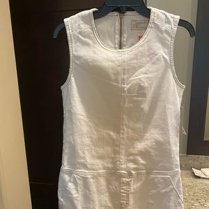 Current Elliot white denim dress size 1/S